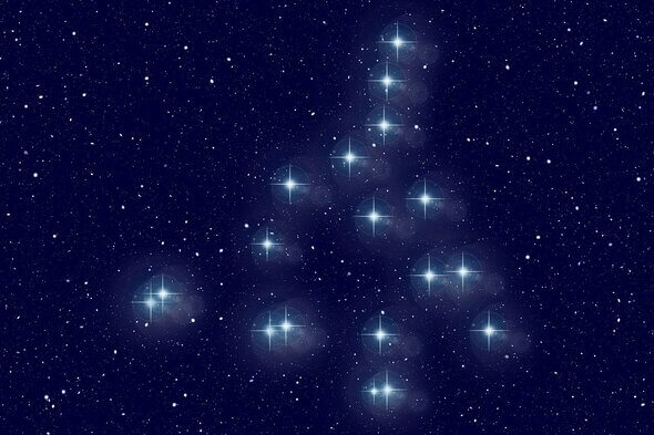 Názvy nejznámějších souhvězdí a mapa oblohy