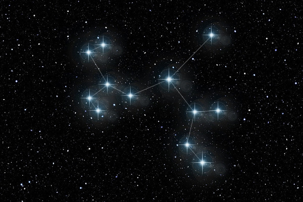 Názvy nejznámějších souhvězdí a mapa oblohy