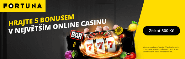 Hrajte s bonusem v online casinu Fortuna.