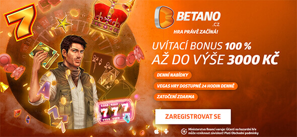 Vyzvedněte si bonusy v online casinu Betano.