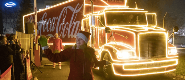 Vánoční Coca-Cola kamion