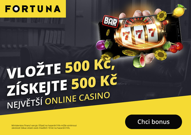 Fortuna promo kod - přehled všech casino bonus codes u Fortuny
