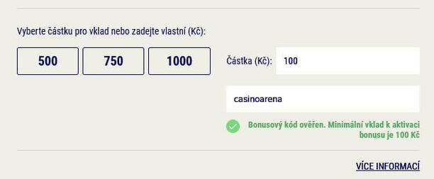 Sazka bonusový kód na free spiny
