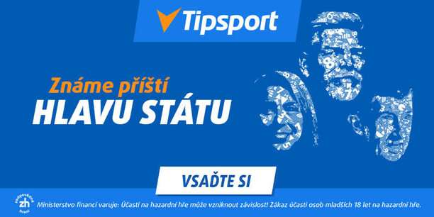 Tipsport: Vsaďte si na prezidentské volby - bonus za registraci bez vkladu