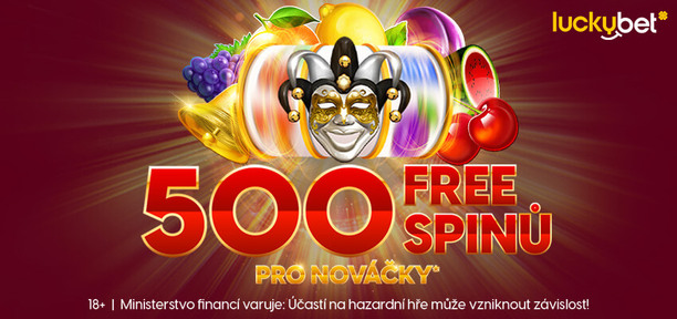 Využijte jako nově registrovaný hráč nabídky až 500 free spinů ZDE