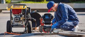 Inspekční kamera si hravě poradí s ucpaným odpadem